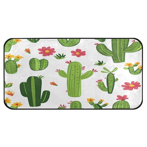 Quteprint Rutschfeste, super saugfähige Boden-Fußmatte, tropische Kaktuspflanzen, Blumenläufer, Teppich für Eingangsbereich, Flur, Küche, Innen- und Außenbereich, leicht zu reinigen, Heimdekoration Quteprint Rutschfeste, super saugfähige Boden-Fußmatte, tropische Kaktuspflanzen, Blumenläufer, Teppich für Eingangsbereich, Flur, Küche, Innen- und Außenbereich, leicht zu reinigen, Heimdekoration von Quteprint