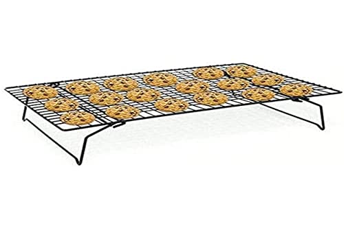 QUTTIN 105016 Kühlergrill, stapelbar, 38 x 25 x 8,5 cm Gitter zum Kühlen von Gebäck, Edelstahl, bunt von Quttin