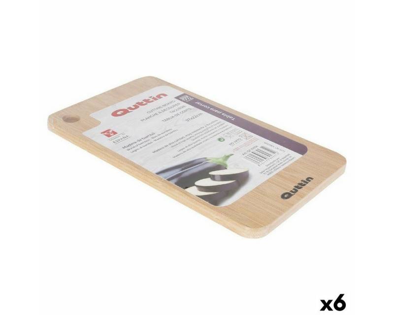 Quttin Schneidebrett Quttin Schneidebrett Holz Bambus Bambus 6 Stück 37 x 22 cm, Holz von Quttin
