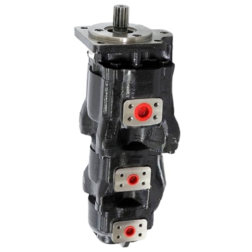 44083-61590 Hydraulische Zahnradpumpe 4408361590 Kompatibel mit Kawasaki Radlader 80ZV-2 von Quueparts