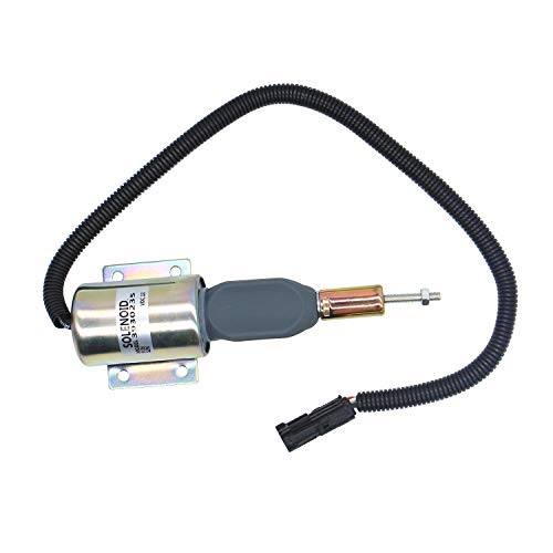 Kraftstoffabsperr-Magnetventil, 12 V, 3930235 SA-4348-12, kompatibel mit Cummins-Motor 4BT 6BT 6CT K19 von Quueparts