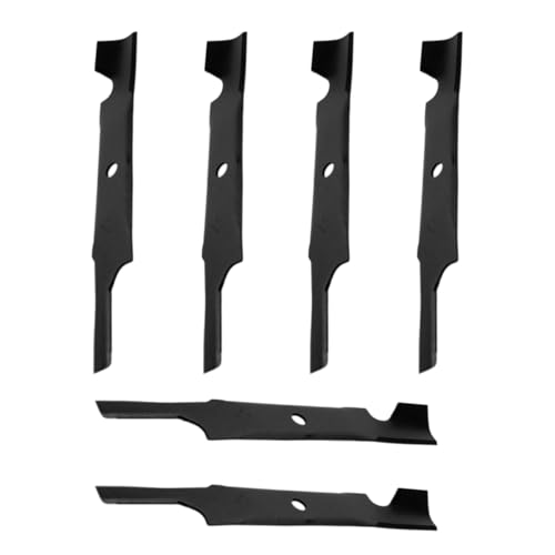 Quueparts 117-7277-03 6 Stück Klingen kompatibel mit Toro Zero Turn Rasenmäher Titan Time Cutter 74830 74841 Z Master MX 121,9 cm 2000 Serie ZX4800 ZX4820 von Quueparts
