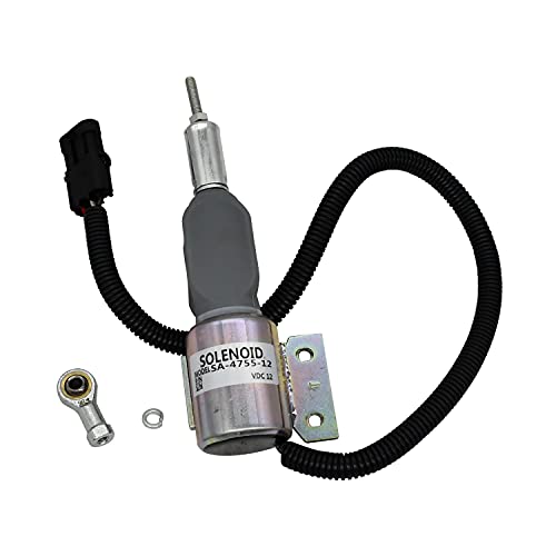 Quueparts Abschalt-Magnetspule 3991167 3964627, kompatibel mit Cummins Motor 4BT 6BT 5,9L Bagger R220-5, kompatibel mit Case IH Kompaktlader 70XT 75XT 85XT 90XT 95XT Baggerlader 580/SL Quueparts Abschalt-Magnetspule 3991167 3964627, kompatibel mit Cummins Motor 4BT 6BT 5,9L Bagger R220-5, kompatibel mit Case IH Kompaktlader 70XT 75XT 85XT 90XT 95XT Baggerlader 580/SL von Quueparts