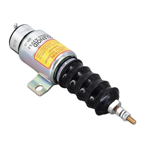 Quueparts Abschaltmagnetspule 12 V D610A1V12 D610-A1V12 kompatibel mit Kubota-Motor WG-750 DF-750 kompatibel mit Ford Dual Fuel Z-34-22 Z-45-22 Kompatibel mit Trombetta von Quueparts