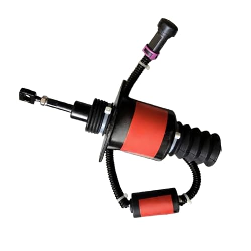 Quueparts D114C121 C59AL-59AL204+B Absperrmagnetventil C59AL59AL204B Kompatibel mit Shantui Loader SD Kompatibel mit Shangchai Motor C6121 Kompatibel mit XCMG von Quueparts