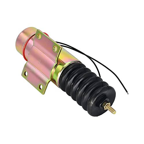 Quueparts GN-29073 Drosselklappen-Magnetspule, 12 V, 29073, kompatibel mit Genie Lift S40 S45, kompatibel mit Deutz Motor F3L 1011F F4L, kompatibel mit Perkins 704-30, kompatibel mit Ford LRG-423 von Quueparts