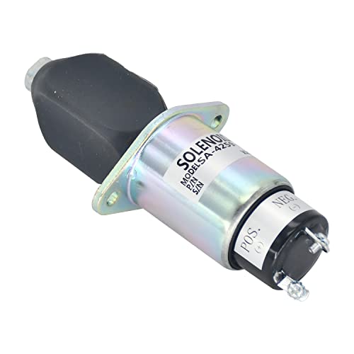 Quueparts Kraftstoffabsperr-Magnetventil, 12 V, 1751-12A6U1B1S5, 175112A6U1B1S5, kompatibel mit Kubota-Motor, 3A-Kit Serie 70, 82 mm Quueparts Kraftstoffabsperr-Magnetventil, 12 V, 1751-12A6U1B1S5, 175112A6U1B1S5, kompatibel mit Kubota-Motor, 3A-Kit Serie 70, 82 mm von Quueparts