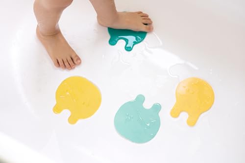 Quut - Gripi Qualle - rutschfeste Badebegleiter - Badematte für Kinder - flexibel - einfach anzubringen und zu reinigen von Quut