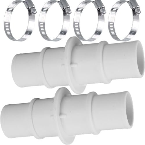 2 Stück Poolschlauch-Adapter-Anschlusskupplung, 3,8 cm oder 3,8 cm Kunststoffkupplung für Schwimmbad-Staubsauger, Reiniger oder Filterpumpenschläuche 2 Stück Poolschlauch-Adapter-Anschlusskupplung, 3,8 cm oder 3,8 cm Kunststoffkupplung für Schwimmbad-Staubsauger, Reiniger oder Filterpumpenschläuche von Quweiz