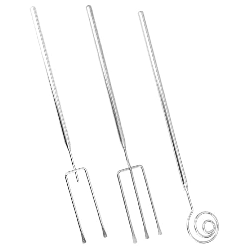3-teiliges Schokoladen-Dip-Gabel-Werkzeug, Süßigkeitenherstellung, Edelstahl-Süßigkeiten-Dip-Werkzeug-Set 3-teiliges Schokoladen-Dip-Gabel-Werkzeug, Süßigkeitenherstellung, Edelstahl-Süßigkeiten-Dip-Werkzeug-Set von Quweiz
