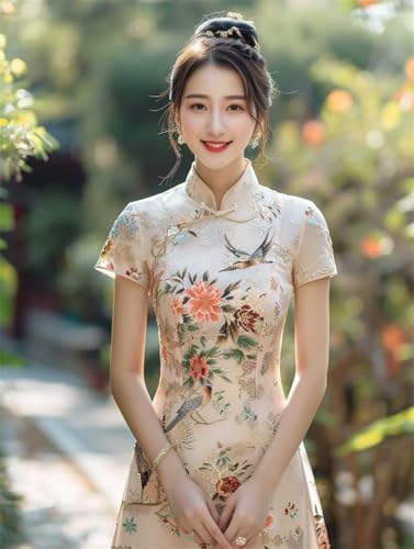 Erwachsene und Anfänger Diamond Painting DIY 5D Voll Bohren Set Cheongsam Schönheit Bild Diamant Gemälde Diamant Malerei Arts Craft Perfekt Für Entspannung Und Decor Runder Diamant 100x130cm AE0566 Erwachsene und Anfänger Diamond Painting DIY 5D Voll Bohren Set Cheongsam Schönheit Bild Diamant Gemälde Diamant Malerei Arts Craft Perfekt Für Entspannung Und Decor Runder Diamant 100x130cm AE0566 von Quxaoqiao