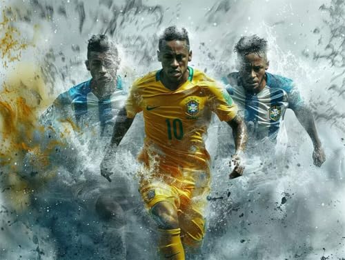 Erwachsene und Anfänger Diamond Painting DIY 5D Voll Bohren Set Fußballspieler Bild Diamant Gemälde Diamant Malerei Arts Craft Perfekt Für Entspannung Und Wand Decor Runder Diamant 25x35cm AE0723 Erwachsene und Anfänger Diamond Painting DIY 5D Voll Bohren Set Fußballspieler Bild Diamant Gemälde Diamant Malerei Arts Craft Perfekt Für Entspannung Und Wand Decor Runder Diamant 25x35cm AE0723 von Quxaoqiao