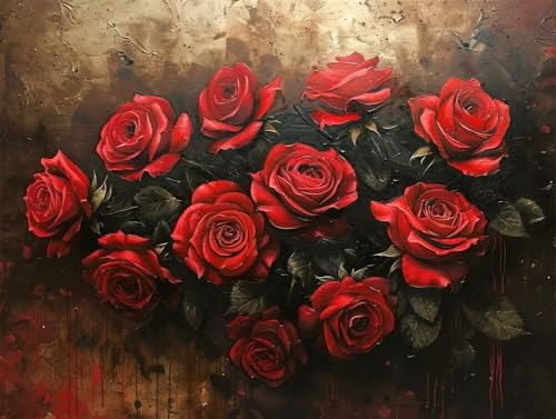 Erwachsene und Anfänger Diamond Painting DIY 5D Voll Bohren Set Schöne Rosen Bild Diamant Gemälde Diamant Malerei Arts Craft Perfekt Für Entspannung Und Wand Decor Runder Diamant 85x115cm AE0560 Erwachsene und Anfänger Diamond Painting DIY 5D Voll Bohren Set Schöne Rosen Bild Diamant Gemälde Diamant Malerei Arts Craft Perfekt Für Entspannung Und Wand Decor Runder Diamant 85x115cm AE0560 von Quxaoqiao