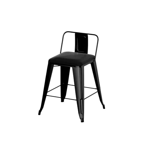 QuxetlRyz Barhocker Bartisch und Stühle Set Pub Tisch Set mit Ulmenholz Metallrahmen(45 Height A8) von QuxetlRyz