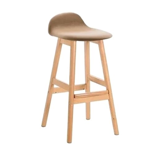 QuxetlRyz Barhocker Massivholz Bar Stuhl Hohe Hocker Cafe Moderne Barhocker for Küche(70cm-B12) von QuxetlRyz