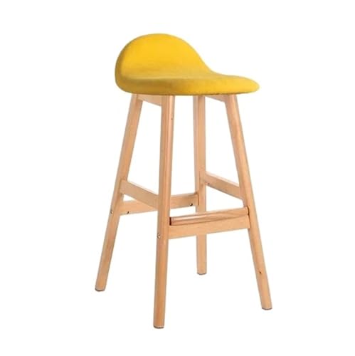 QuxetlRyz Barhocker Massivholz Bar Stuhl Hohe Hocker Cafe Moderne Barhocker for Küche(70cm-B13) von QuxetlRyz