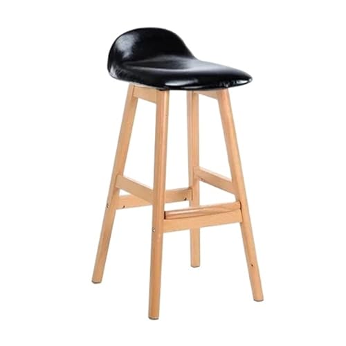 QuxetlRyz Barhocker Massivholz Bar Stuhl Hohe Hocker Cafe Moderne Barhocker for Küche(70cm-B2) von QuxetlRyz
