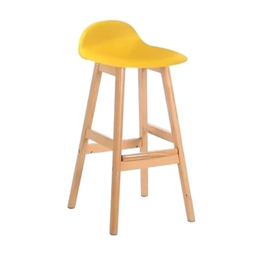 QuxetlRyz Barhocker Massivholz Bar Stuhl Hohe Hocker Cafe Moderne Barhocker for Küche(70cm-B4) von QuxetlRyz