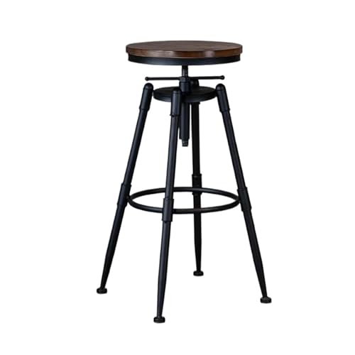 QuxetlRyz Barhocker Verstellbarer Barstuhl, drehbarer hoher Hocker, modernes minimalistisches Design, gepolsterte Rückenlehne(Color 18) von QuxetlRyz