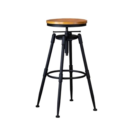QuxetlRyz Barhocker Verstellbarer Barstuhl, drehbarer hoher Hocker, modernes minimalistisches Design, gepolsterte Rückenlehne(Light Green) von QuxetlRyz
