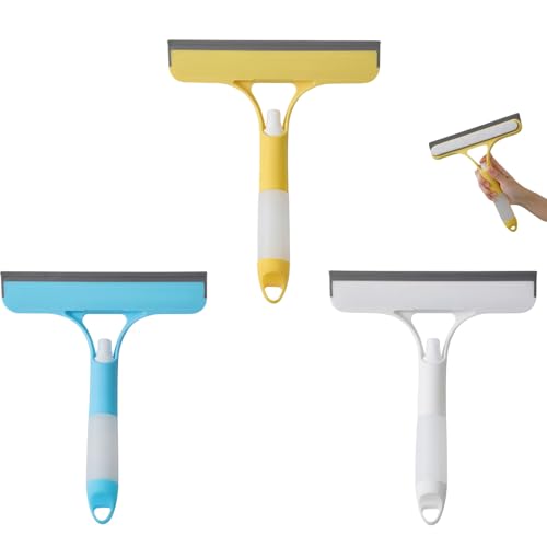 3-In-1-SprüHabzieher, 3-In-1-Glasschaber, Spiegelabzieher Mit SprüHer, Spray, Schwammwischer, FüR FliesenwäNde, Badezimmer, Fenster, Glas Und Autowindschutzscheiben, Spiegel Und KüChe (max) von QuyiFa
