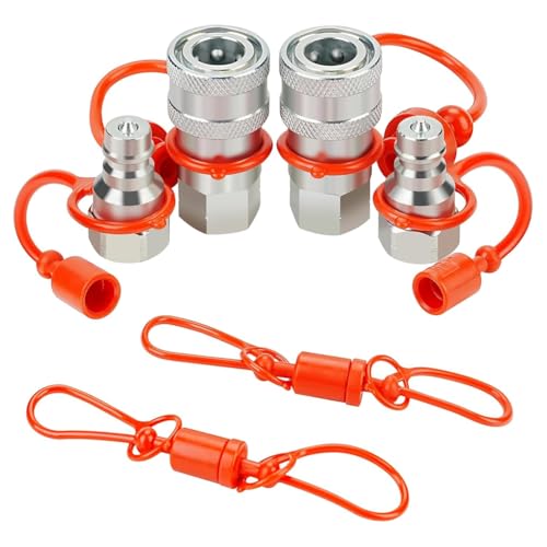 Quystetes 1/4-Hydraulikkupplung mit Staubkappe, Geeignet für eine Breite Palette Hydraulischer Anwendungen. Quystetes 1/4-Hydraulikkupplung mit Staubkappe, Geeignet für eine Breite Palette Hydraulischer Anwendungen. von Quystetes