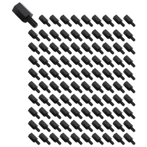Quystetes 100 Stück M3-Gewinde 8 mm + 6 mm PCB feste Nylon-Abstandshalter Quystetes 100 Stück M3-Gewinde 8 mm + 6 mm PCB feste Nylon-Abstandshalter von Quystetes