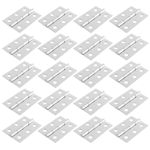 Quystetes 20 Stück Edelstahl Kleiderschrank Schrank Tür Falttür Scharnier Quystetes 20 Stück Edelstahl Kleiderschrank Schrank Tür Falttür Scharnier von Quystetes