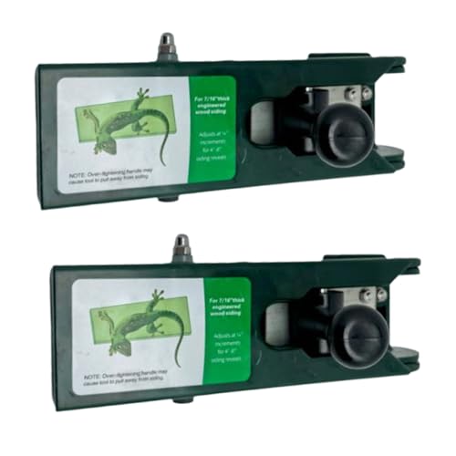 Quystetes 2Pack Verkleidung Installationswerkzeuge für 7/16 Faserzementverkleidung, Verkleidungswerkzeuge Lap Verkleidungsmaß mit Verstellbaren Aufdeckungen von Quystetes
