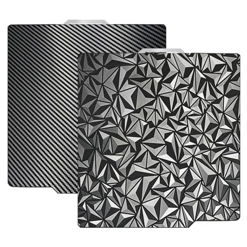 Quystetes 3D-Drucker PEO PET Bauplatte für Bambu-Lab X1/X1C/X1E/P1P/P1S/A1 3D-Drucker, PEO + Kohlefaser PET Oberfläche, 257 x 257 mm Quystetes 3D-Drucker PEO PET Bauplatte für Bambu-Lab X1/X1C/X1E/P1P/P1S/A1 3D-Drucker, PEO + Kohlefaser PET Oberfläche, 257 x 257 mm von Quystetes