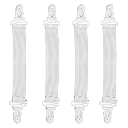 Quystetes 4 Stück elastische Matratzen- und Bettlaken-Greifer-Clips, von Quystetes