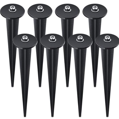 Quystetes 8 Stück Lichtpfahl-Flutlichter Außenleuchten Bodenflutlichter Außenpfahl Gartenlampe Flutlichter Quystetes 8 Stück Lichtpfahl-Flutlichter Außenleuchten Bodenflutlichter Außenpfahl Gartenlampe Flutlichter von Quystetes