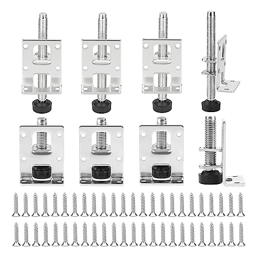 Quystetes 8 Stück Möbelfüße Zubehör Schraube 55/102mm Heavy Duty Möbel Nivellierfüße Möbelfüße Tisch Regale Quystetes 8 Stück Möbelfüße Zubehör Schraube 55/102mm Heavy Duty Möbel Nivellierfüße Möbelfüße Tisch Regale von Quystetes