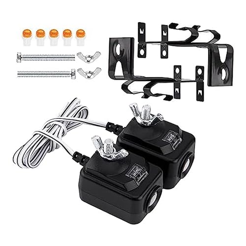 Quystetes 820CB Garagentor-Sicherheitssensor und Halterungen, -Set, Zubehör für 41A5034/ G801CB-P/801CB/041-0136 von Quystetes