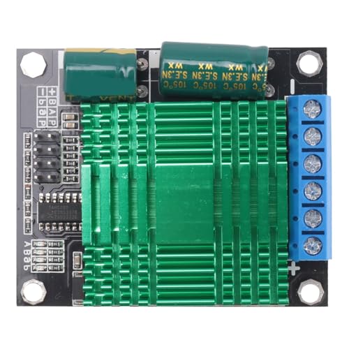 Quystetes 9V-30V 60A PWM-DC-Motortreibermodul, Zweikanal-PWM-Reglermodul, Einfache Installation, Einfach zu Bedienen von Quystetes