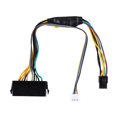 Quystetes ATX-Hauptstecker 24-polige Buchse auf 6-poligen Stecker, 6-poliger PCI-E-Netzteil, Netzadapter, Versorgungskabel, Anschluss für Elite 8100, 8200, 8300, 800G1 von Quystetes