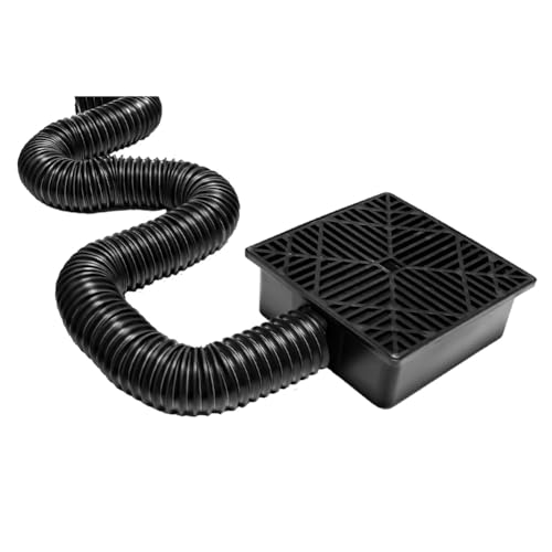 Quystetes Auffangbecken Fallrohr Flexible Verlängerung Sturmablauf Auffangbecken Ablaufsystem Ablaufadapter für Terrasse Rasen Quystetes Auffangbecken Fallrohr Flexible Verlängerung Sturmablauf Auffangbecken Ablaufsystem Ablaufadapter für Terrasse Rasen von Quystetes