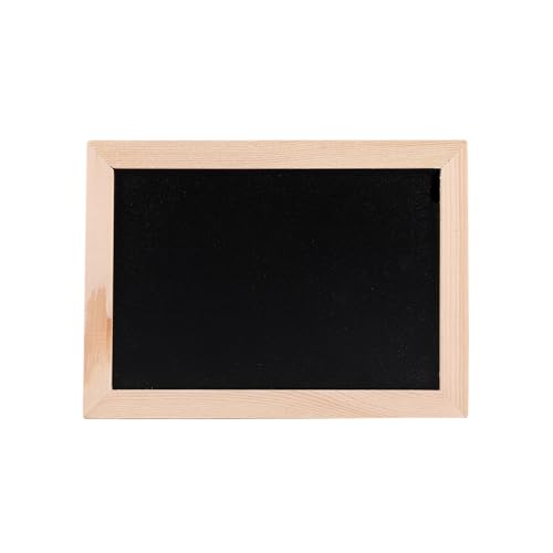 Quystetes Doppelseitige Tafel aus zum Basteln, Holzrahmen, kleine Tafel, Schreibtafel, Nachrichtenbrett, Heimdekoration, DIY-Angebot von Quystetes
