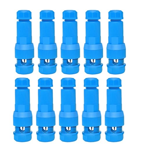 Quystetes Drahtverbinder aus wasserdichtem Kunststoff für 12–16 Gauge Kabelverbinder für Außenleuchten, Blau, 10 Stück Quystetes Drahtverbinder aus wasserdichtem Kunststoff für 12–16 Gauge Kabelverbinder für Außenleuchten, Blau, 10 Stück von Quystetes