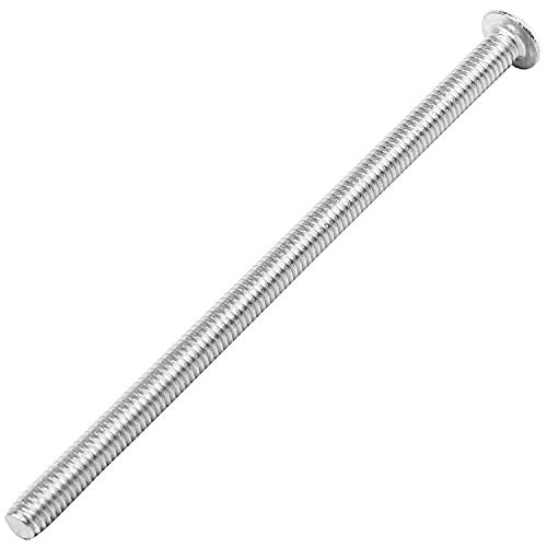 Quystetes Edelstahl-Knopfschraube, Innensechskantschrauben-Typ: 4 mm, Schraubengröße: 75 mm, Lieferumfang: 10 Stück Quystetes Edelstahl-Knopfschraube, Innensechskantschrauben-Typ: 4 mm, Schraubengröße: 75 mm, Lieferumfang: 10 Stück von Quystetes