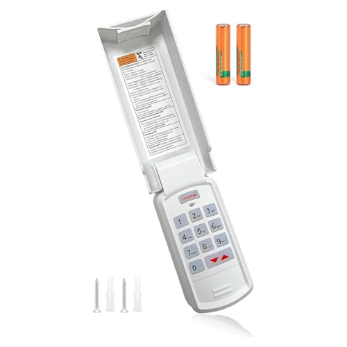 Quystetes Garagentoröffner-Tastatur-, geeignet für alle Schalter, Garagentoröffner, geeignet für Modell -R/-BX Quystetes Garagentoröffner-Tastatur-, geeignet für alle Schalter, Garagentoröffner, geeignet für Modell -R/-BX von Quystetes