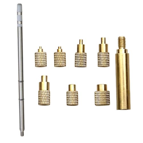 Quystetes Heat Insert Nut Iron Tip T12 Soldering Iron Tip Insert Internal Thread Tip M2-M8 Brass Hot Nut Insertion Kit Quystetes Heat Insert Nut Iron Tip T12 Soldering Iron Tip Insert Internal Thread Tip M2-M8 Brass Hot Nut Insertion Kit von Quystetes