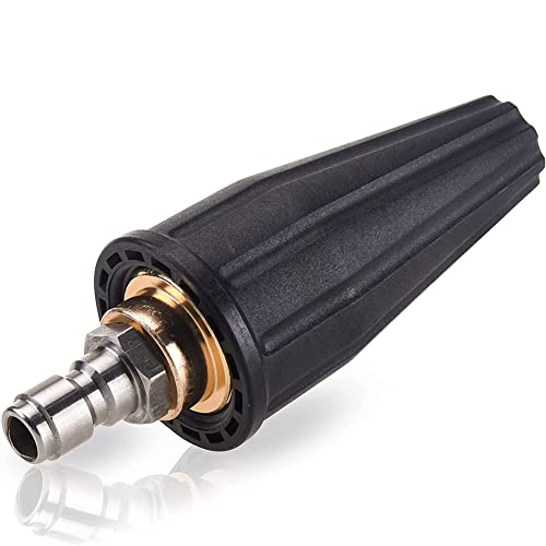 Quystetes Hochdruckreinigerspitzen Turbodüse, rotierende Hochdruckreinigerdüse mit 1/4 Quick Connect 2000 PSI, Öffnung 2,5 von Quystetes