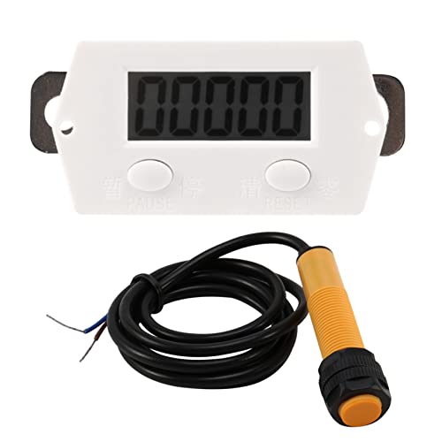 Quystetes LCD Digital 0-99999 Zähler 5-stellig plus UP-Messgerät + Näherungsschalter Sensor mit Magnet Quystetes LCD Digital 0-99999 Zähler 5-stellig plus UP-Messgerät + Näherungsschalter Sensor mit Magnet von Quystetes