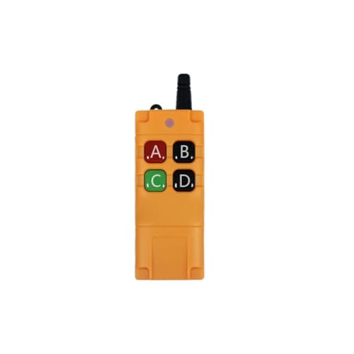 Quystetes Leistungsstarke, wasserdichte und sturzsichere industrielle Funkfernbedienung EV1527 Chip Ask 2000 m lange Reichweite 433 MHz einfache Installation 4 Tasten Quystetes Leistungsstarke, wasserdichte und sturzsichere industrielle Funkfernbedienung EV1527 Chip Ask 2000 m lange Reichweite 433 MHz einfache Installation 4 Tasten von Quystetes
