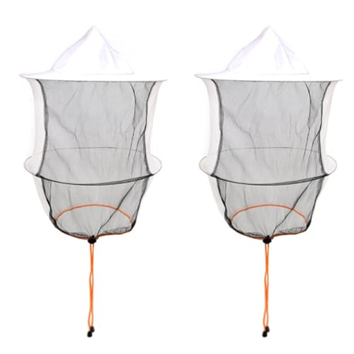Quystetes Mehrzweck-Imkerhut, hochwertiges Stoffnetz für Imker, High-Definition-Schleier, 2 Stück Quystetes Mehrzweck-Imkerhut, hochwertiges Stoffnetz für Imker, High-Definition-Schleier, 2 Stück von Quystetes