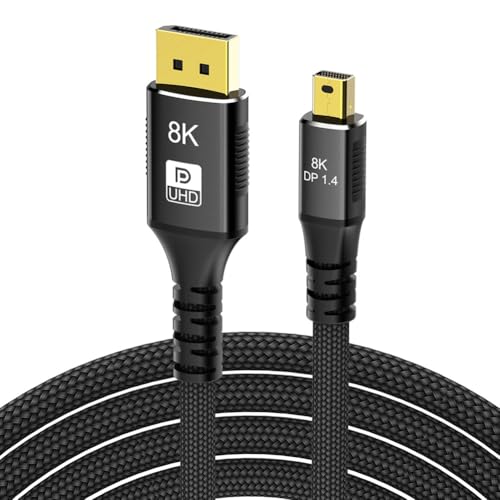Quystetes Mini DP auf DP 1.4 Adapterkabel 8K 60Hz Video Datenkabel für Monitor 1 Meter Quystetes Mini DP auf DP 1.4 Adapterkabel 8K 60Hz Video Datenkabel für Monitor 1 Meter von Quystetes