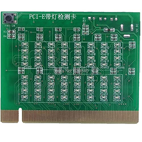 Quystetes PCI-E 16X 8X PCI Express Slot Tester Karte für Motherboard Detect The Southbridge Short or Open PCI-E with Light Tester Quystetes PCI-E 16X 8X PCI Express Slot Tester Karte für Motherboard Detect The Southbridge Short or Open PCI-E with Light Tester von Quystetes