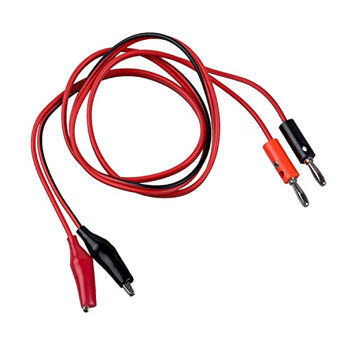 Quystetes Quystetes(R) Krokodilklemme auf Bananenstecker, Messleitung, 90 cm von Quystetes