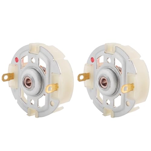 Quystetes Rs550 Motormotor mit Kupferbürste, Ladebohrer, elektrischer Schraubendreher, Bürstenhalter, 2 Stück von Quystetes